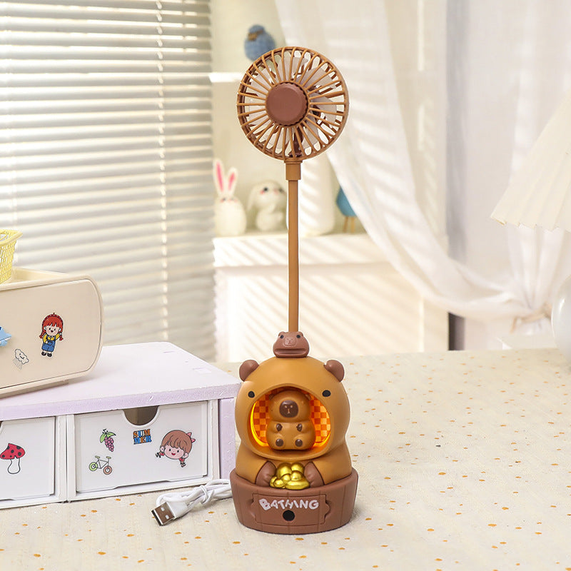 Women's Portable Mini Fan in Cute Bear Design Kalsten