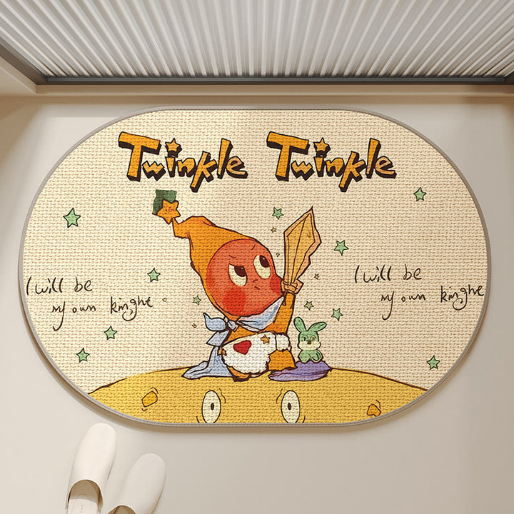 Playful Cartoon-Themed Area Rug