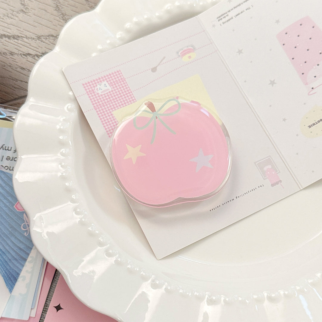 Apple motif cosmetic mirror Kalsten