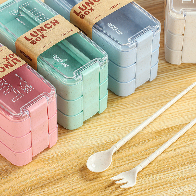 Eco-Friendly Multi-Layer Lunch Box