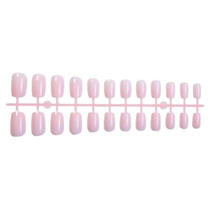 Artificial nail set with delicate and transparent finish Kalsten