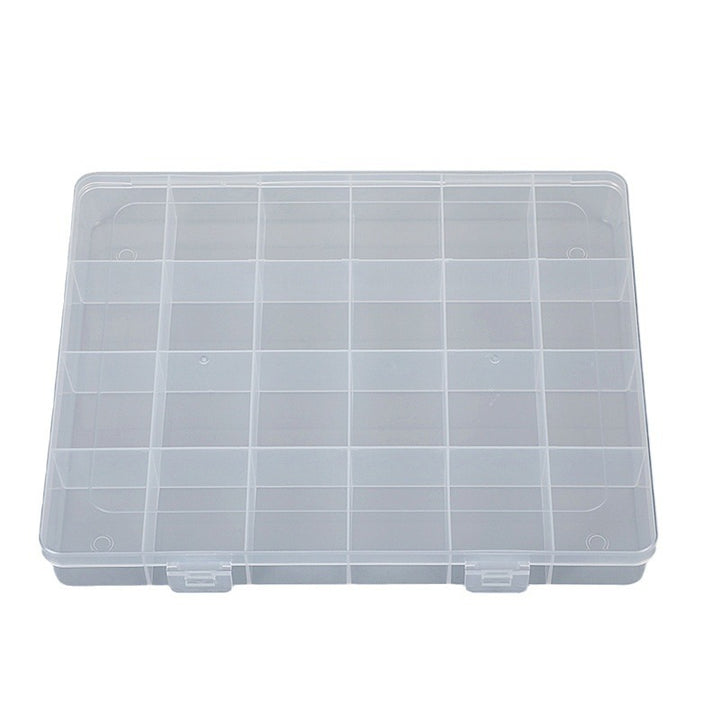 Multi-Divided Clear Craft Storage Organizer Kalsten