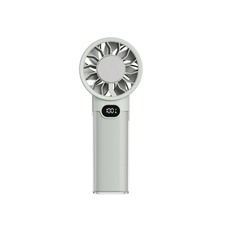 Women portable foil fan with digital display Kalsten