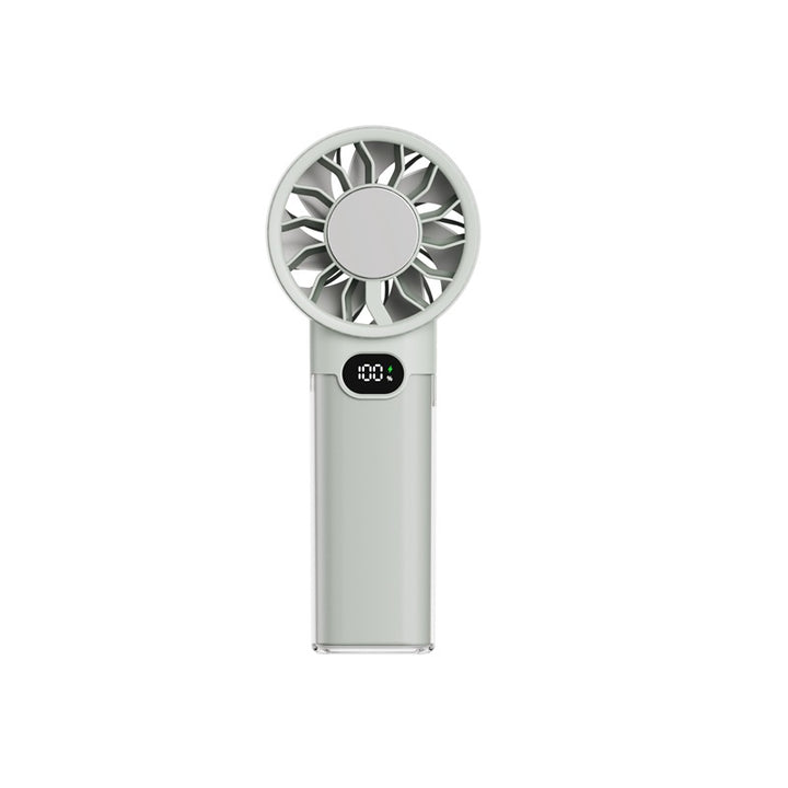 Women portable foil fan with digital display Kalsten