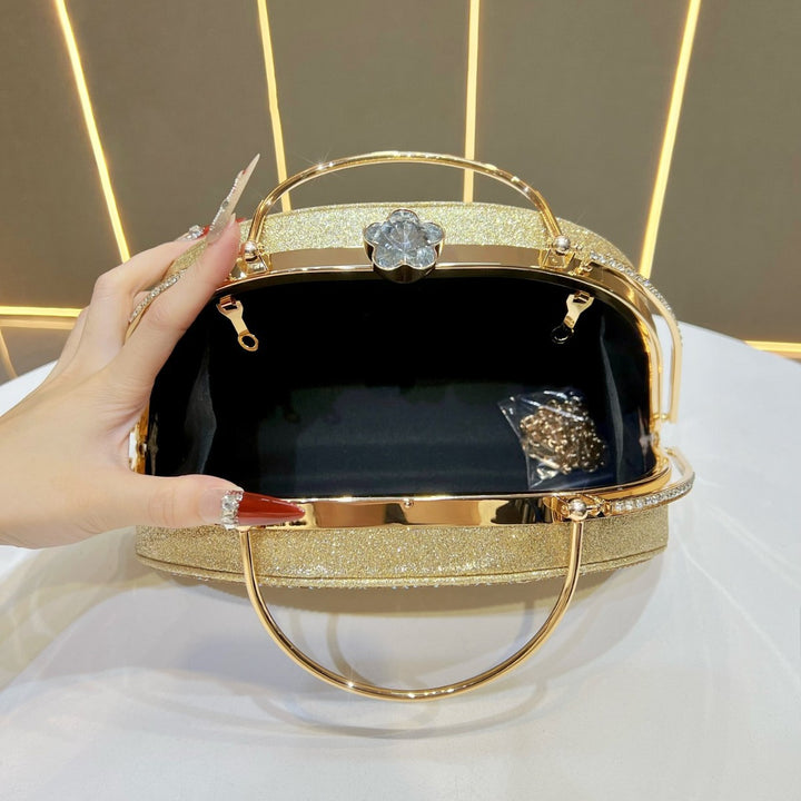 Vintage Inspired Bejeweled Evening Handbag