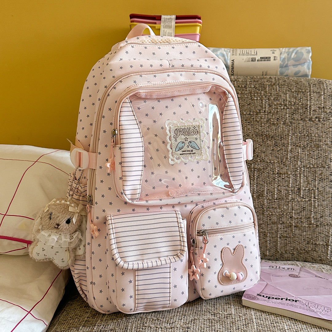Playful Bunny Ear School Backpack Kalsten