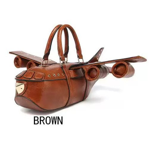 Airplane-Inspired Handbag