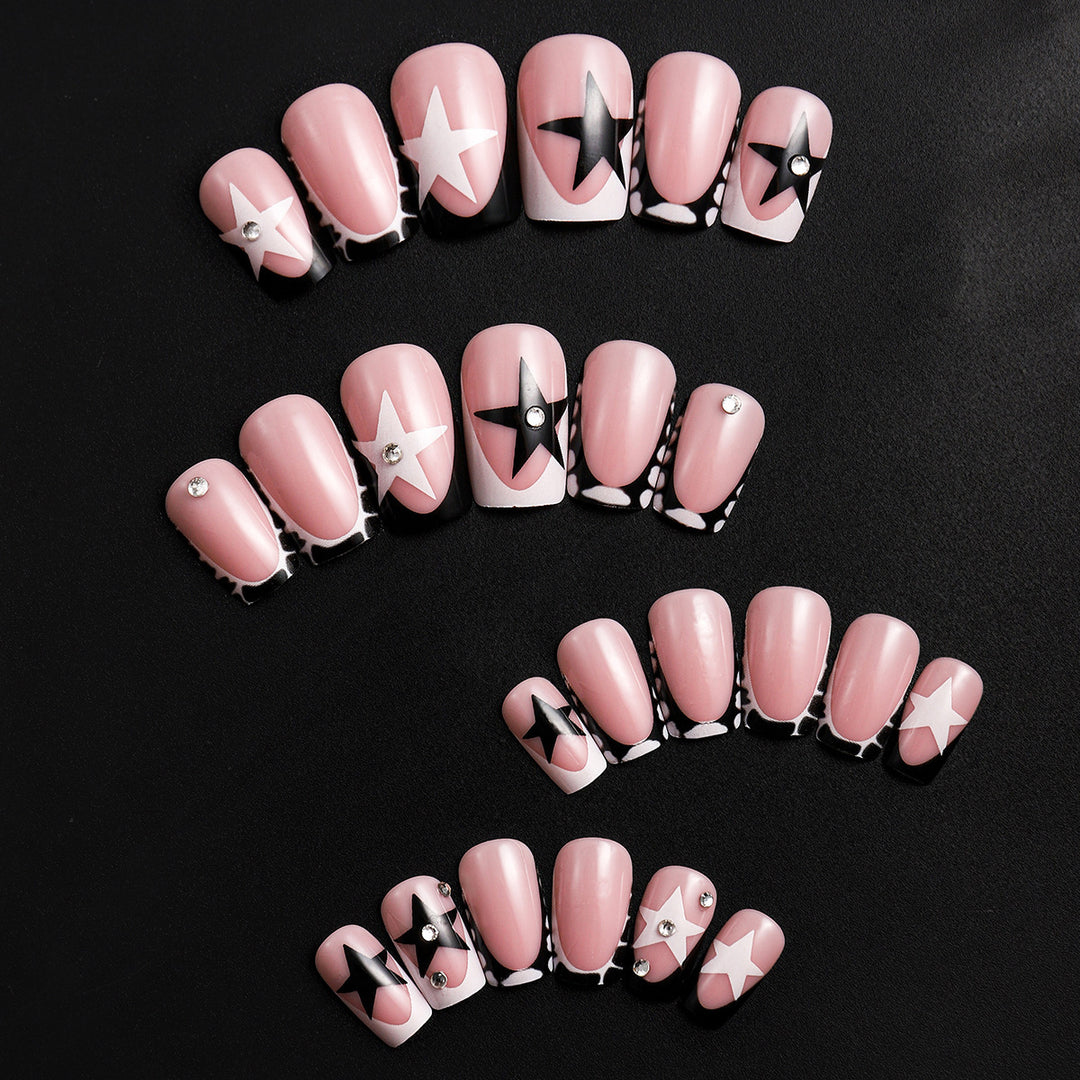 Elegant Artistic Press-On Nail Art Set Kalsten