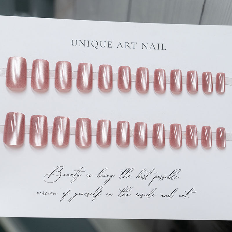 Glittery Glossy Press-On Nails