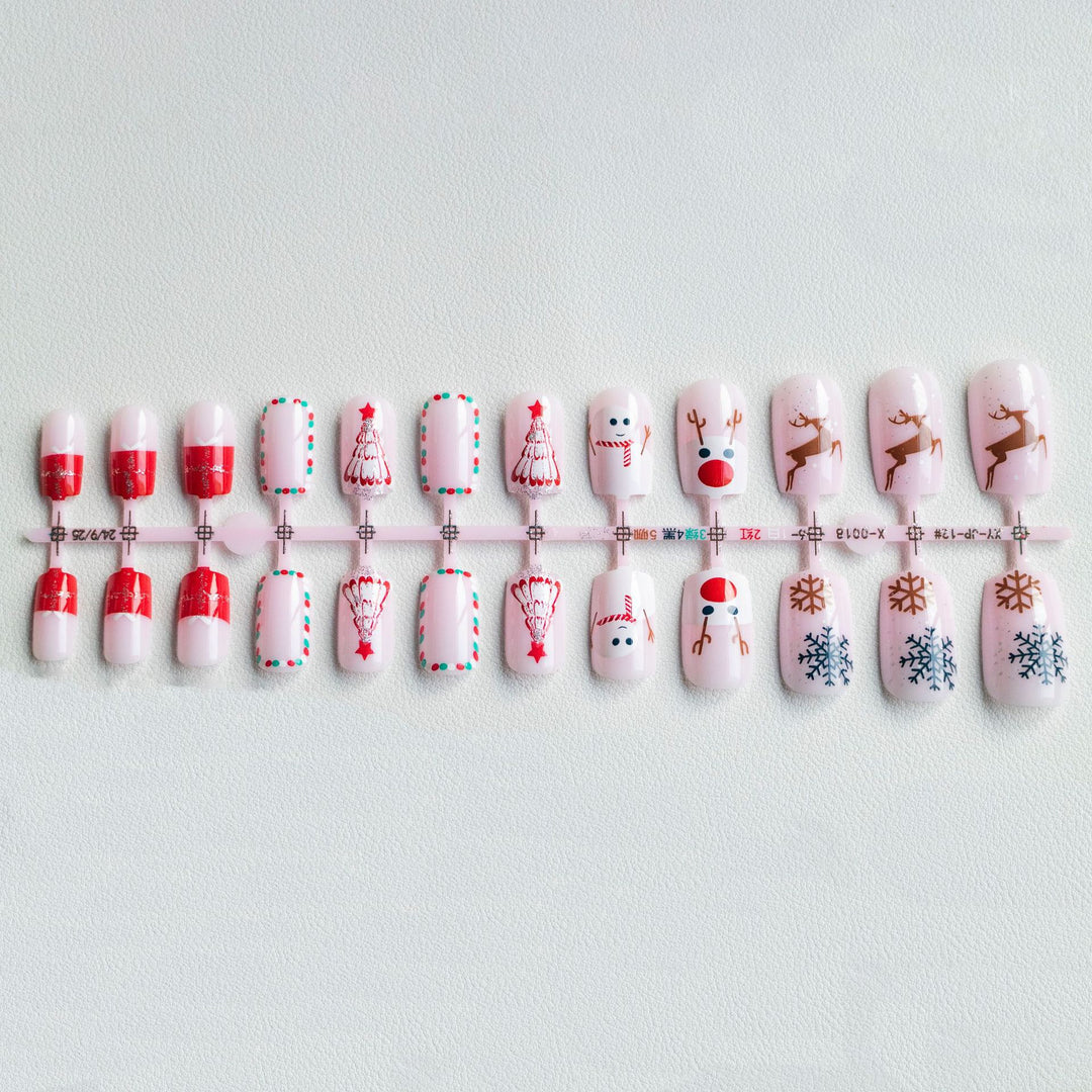 Festive Holiday Nail Art Set