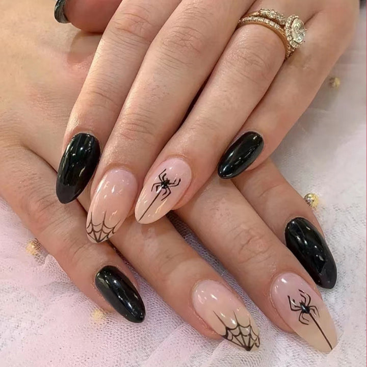 Artistic Halloween-Themed Nail Art Set Kalsten