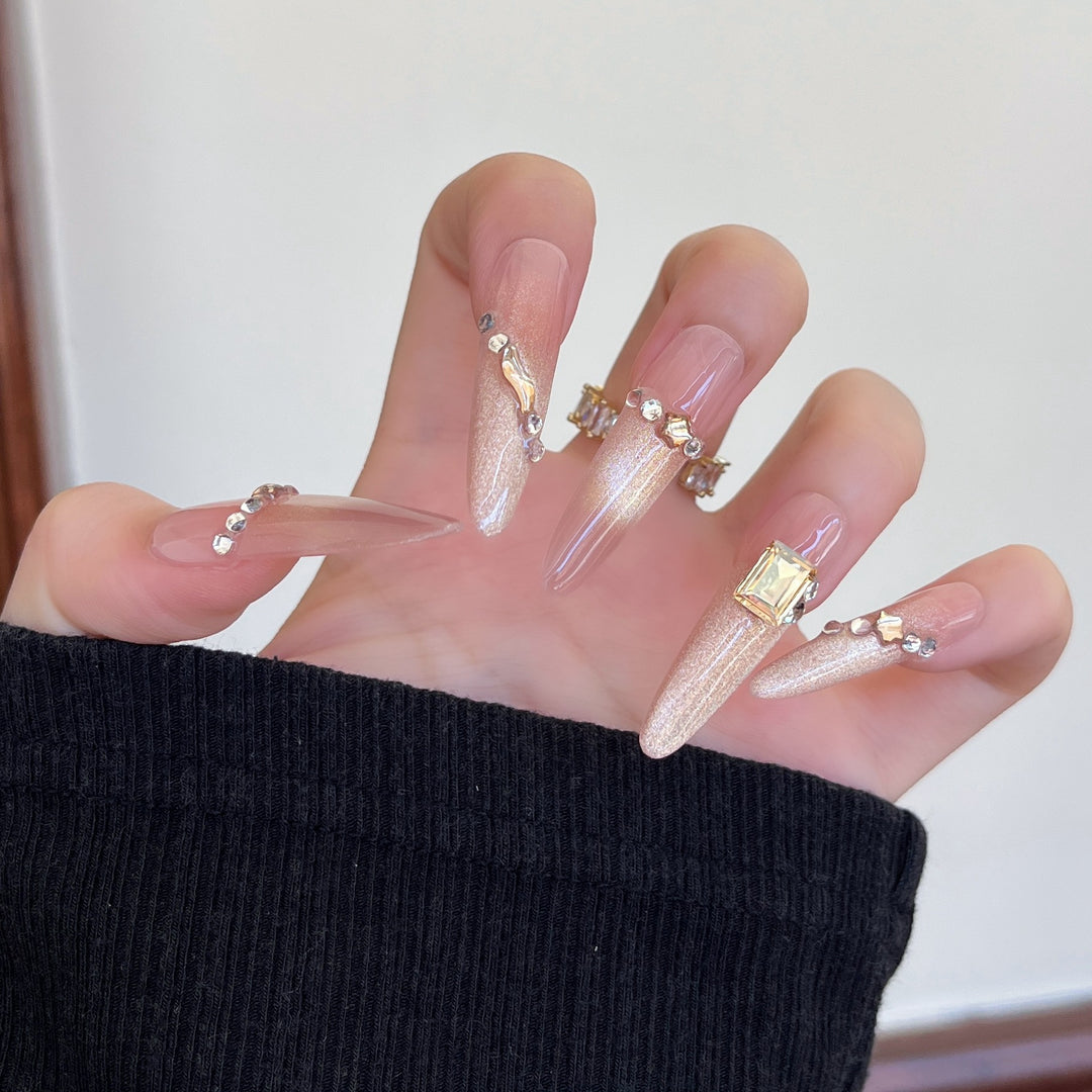 Glamorous Stiletto Press-On Nail Extensions Kalsten