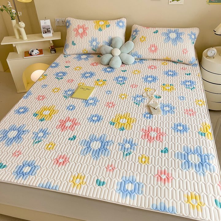 Contemporary Quilted Bedspread Set Kalsten