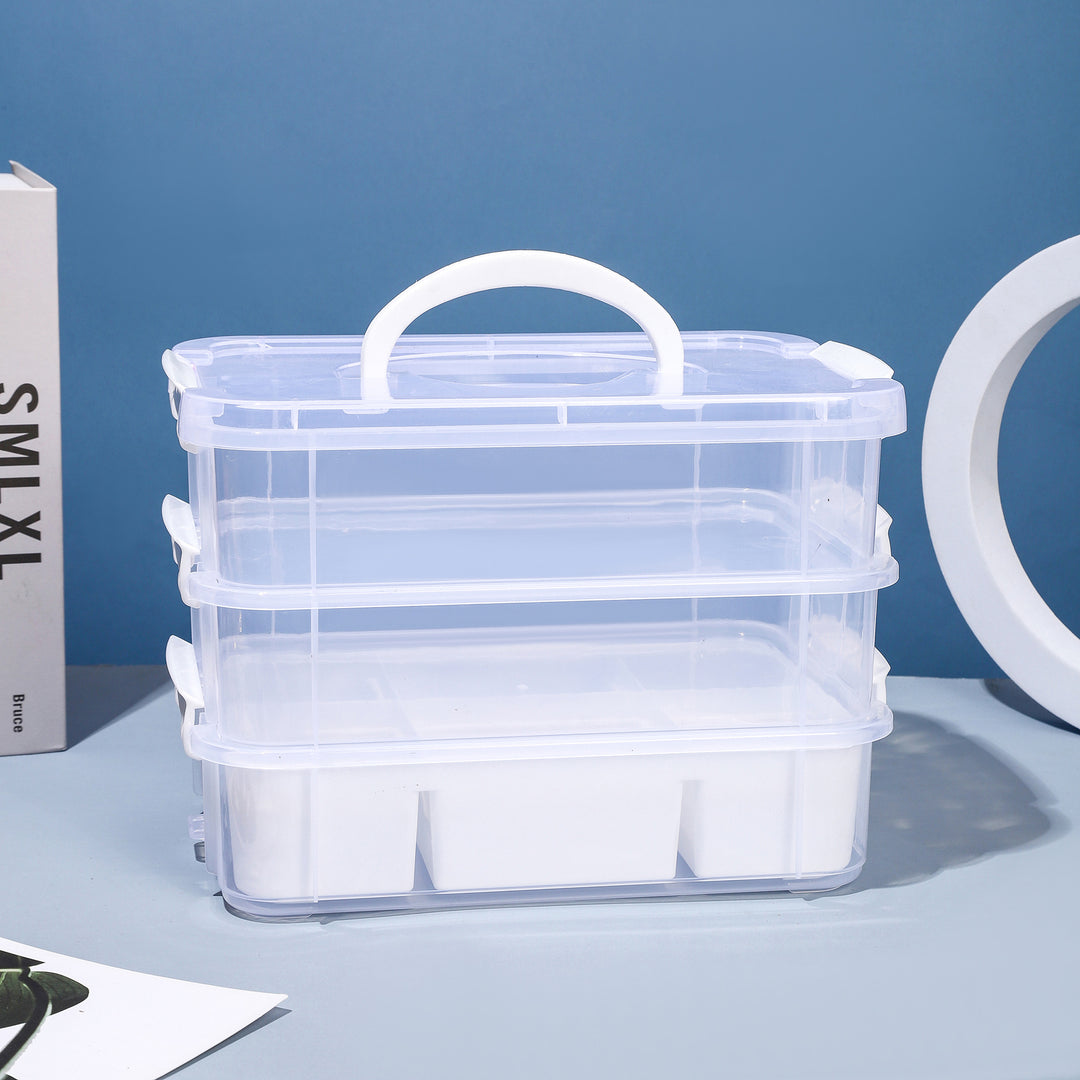 Stackable Multi-Compartment Storage Organizer Kalsten
