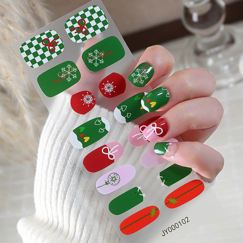 Holiday-Themed Nail Art Stickers