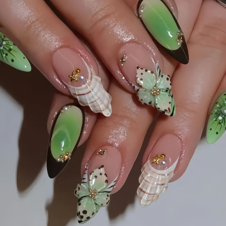 Floral Decorative Nail Art Enhancements Kalsten