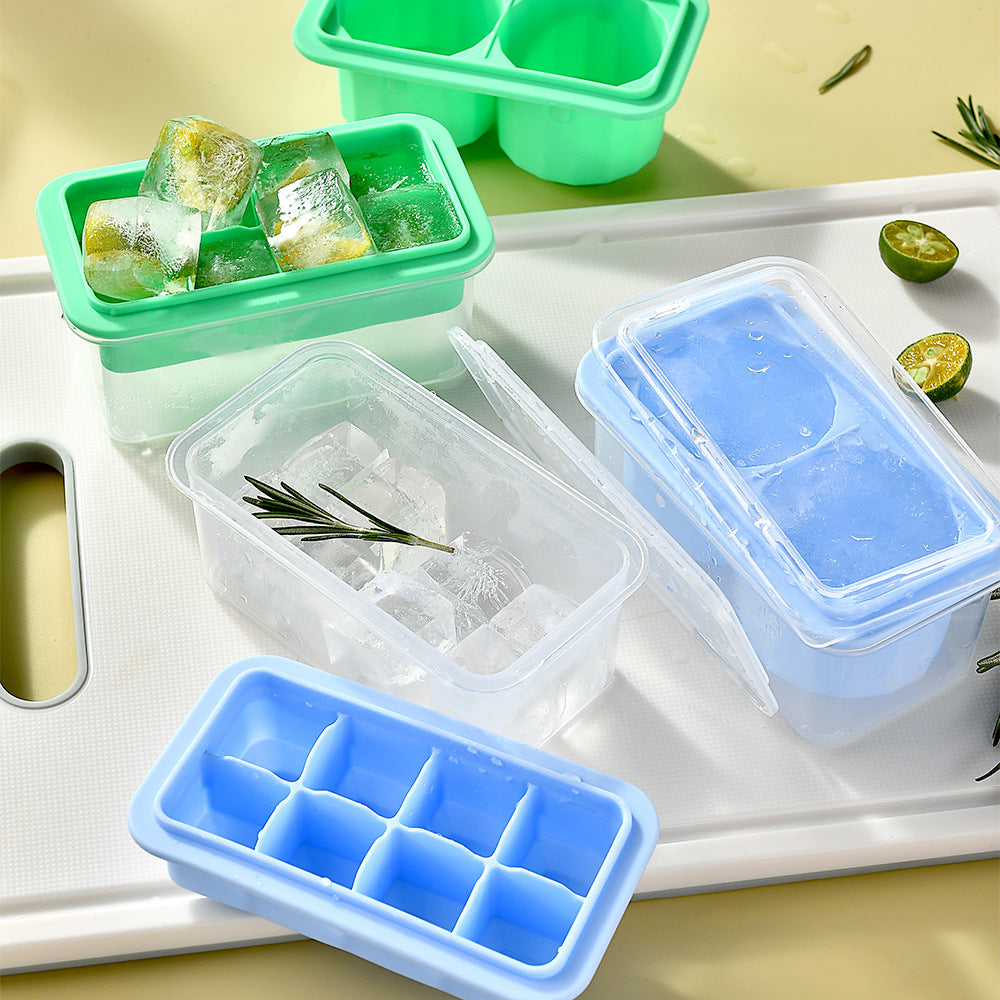 Silicone Ice Cube Tray with Practical Lid Kalsten
