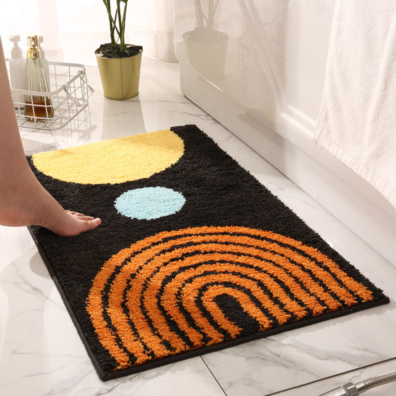 Artistic Abstract Bath Mat