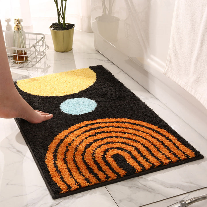 Artistic Abstract Bath Mat
