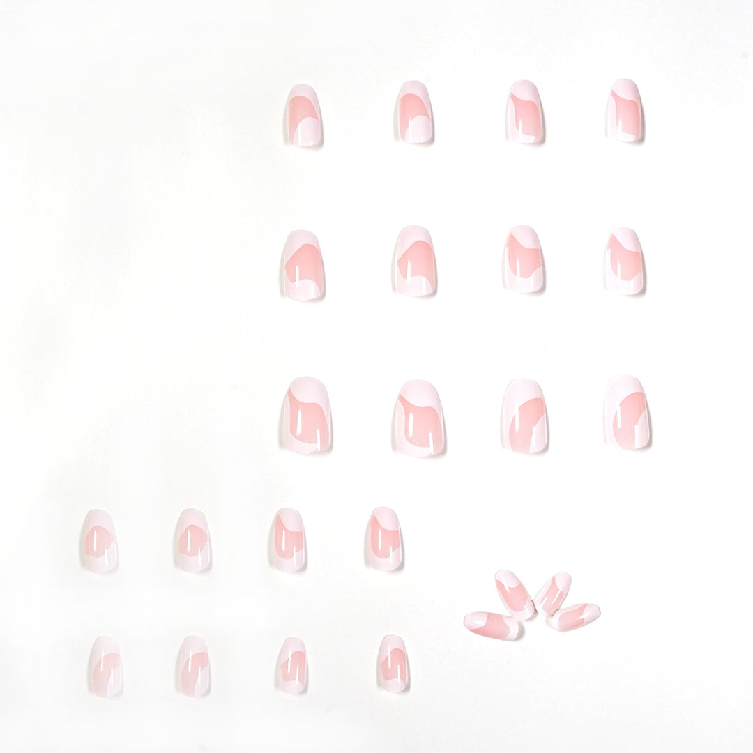 Artistic stiletto nails with elegant color structures Kalsten
