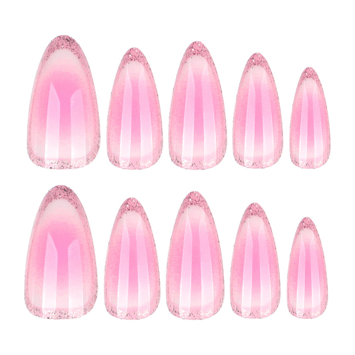 Artful Acrylic Nails with Gentle Ombre Design Kalsten