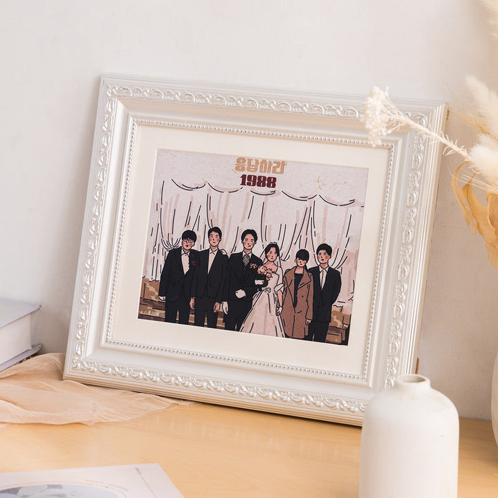 Framed Artistic Print for Home Wall Decor