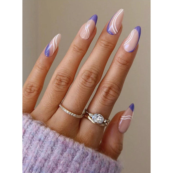 Artistic Long Stiletto Nail Extensions Kalsten