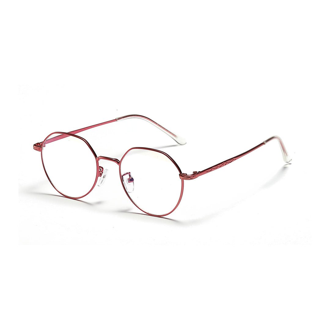 Women's round glasses with delicate metal frame Kalsten