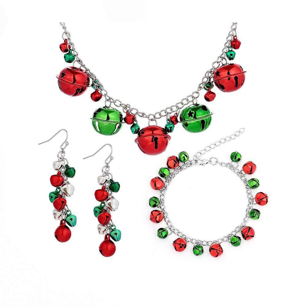 Festive Holiday Bell Jewelry Set Kalsten