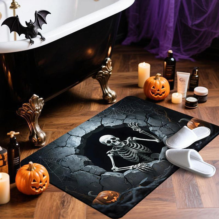Spooky Horror-Themed Bath Mat