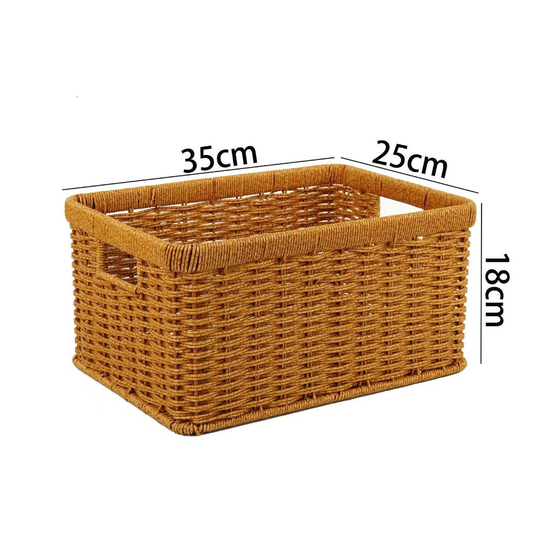 Handcrafted Natural Wicker Storage Basket Kalsten