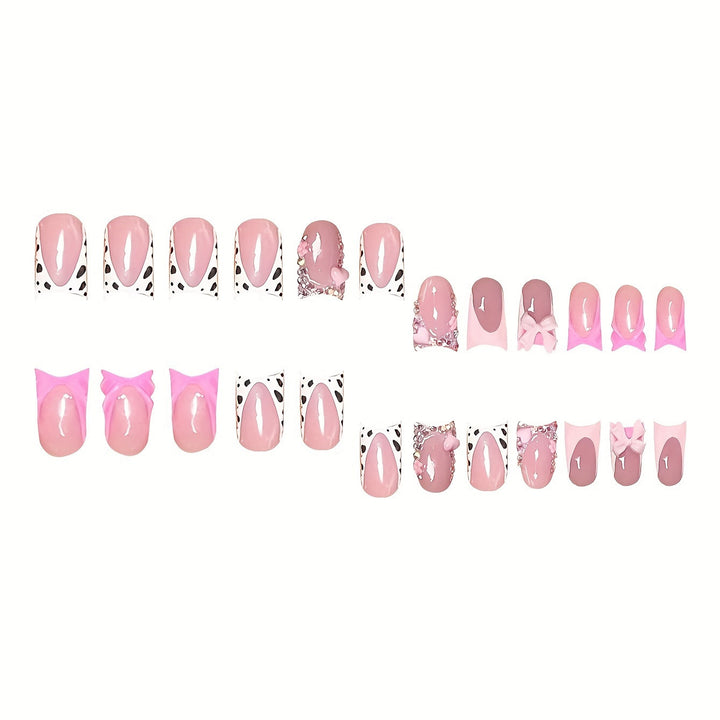 Decorative Bow Press-On Nail Set Kalsten