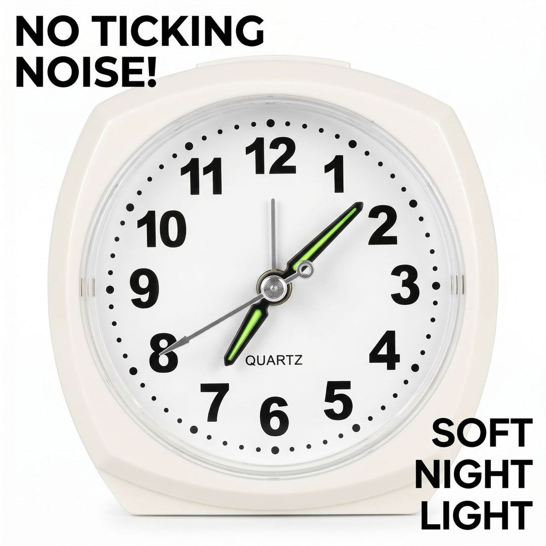Analog alarm clock with night light and snooze function Kalsten