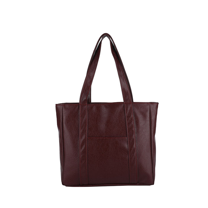 Classic Faux Leather Tote Bag Kalsten
