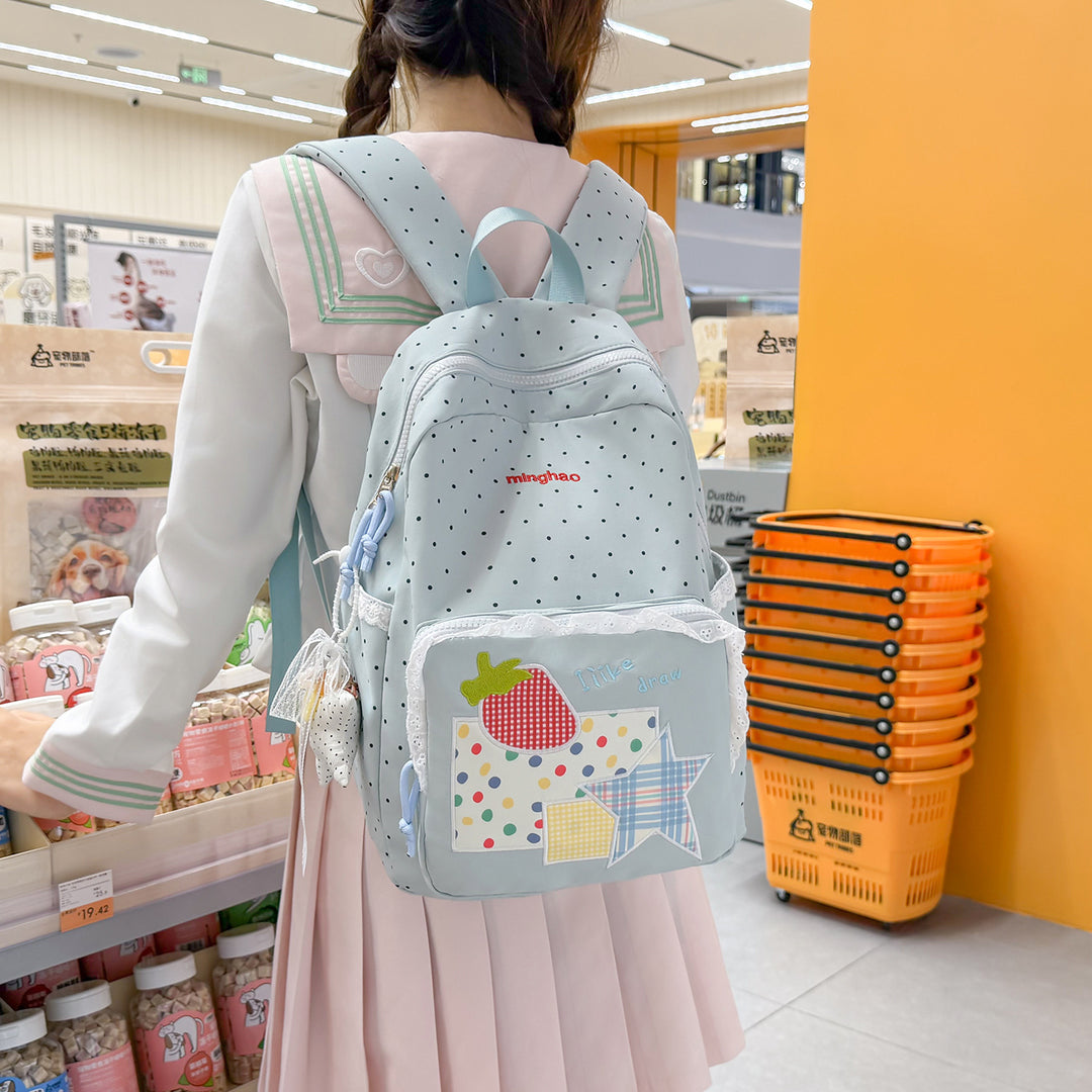 Cute Illustrated Graphic School Backpack Kalsten
