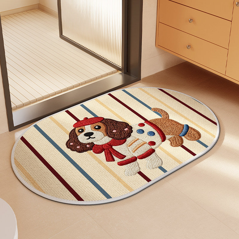 Decorative Bathroom Mat Kalsten