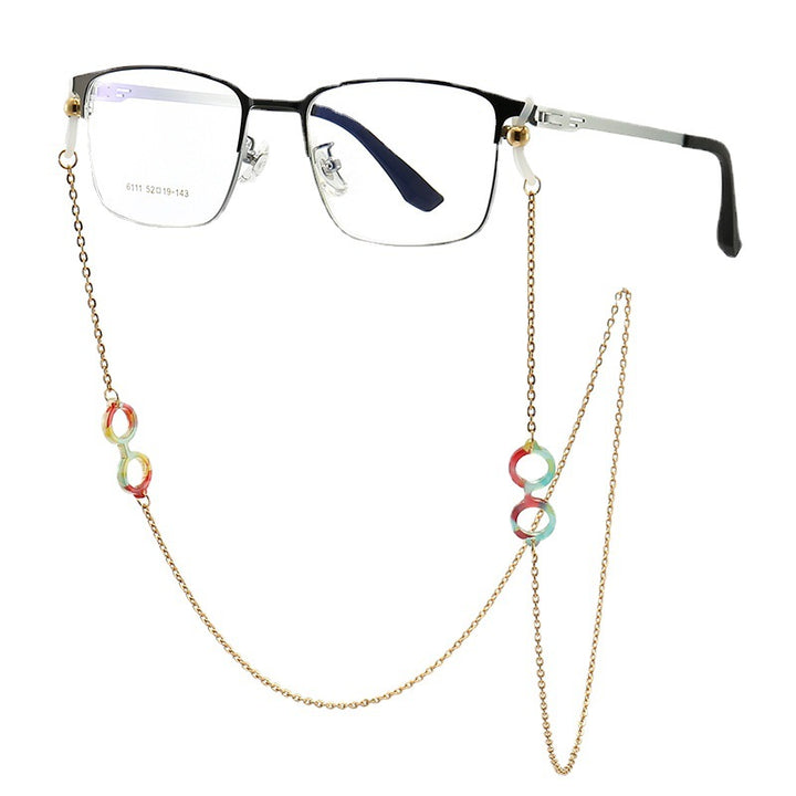 Stylish Eyewear with Decorative Chain Kalsten