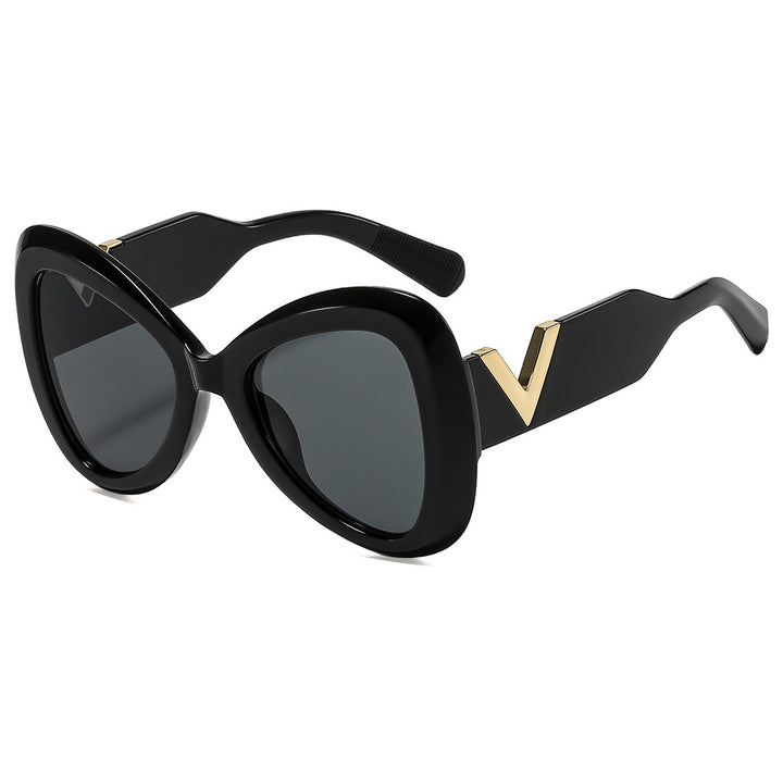 Women Cat-Eye Sunglasses with Luxurious Frame and Mirrored Lenses Kalsten