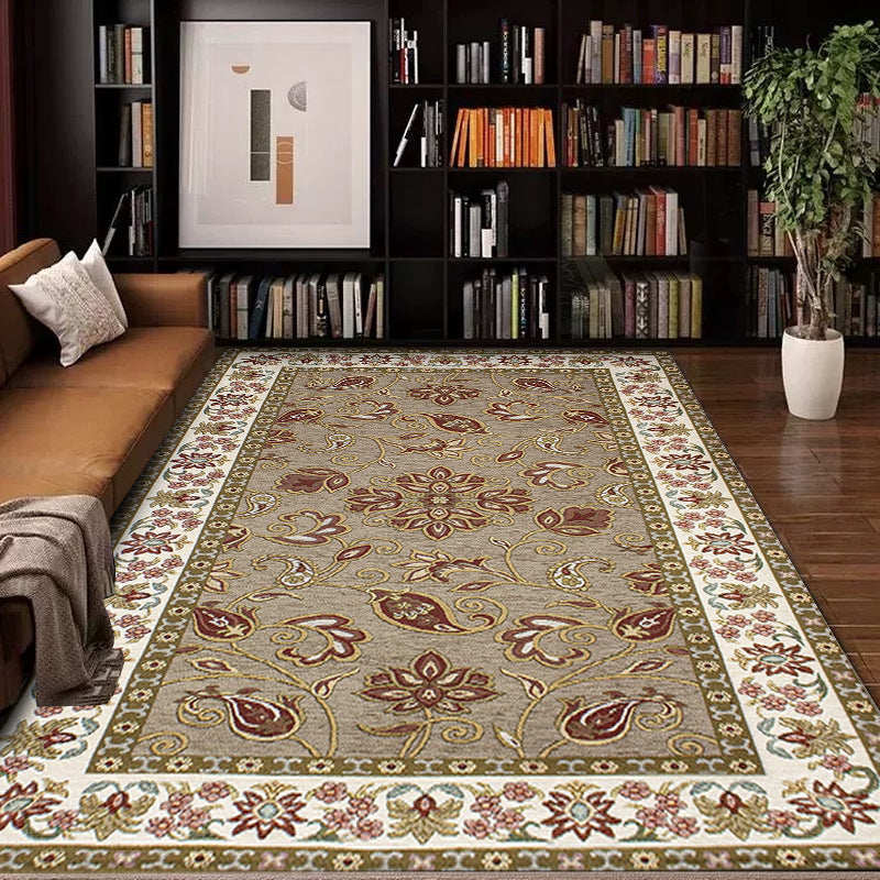Vintage Floral Design Area Rug