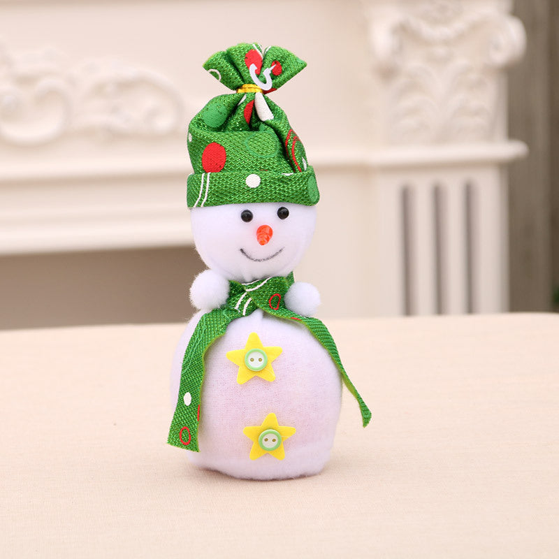 Decorative Plush Snowman Figurine Kalsten