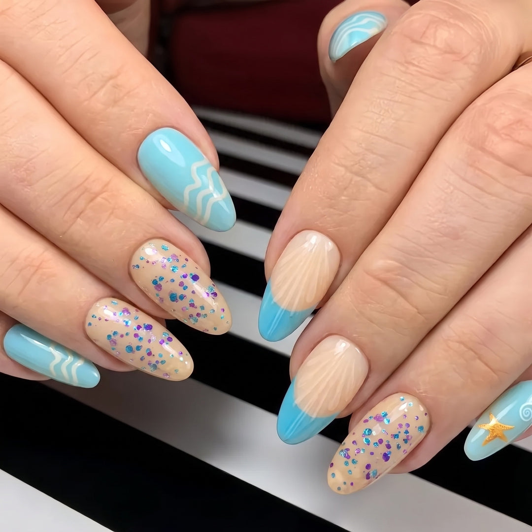 Creative artificial nails in maritime design Kalsten
