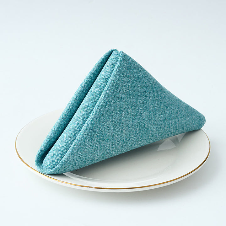Premium Textured Linen-Blend Dinner Napkin With Hotel-Style Hem