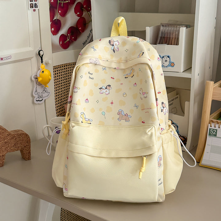 Cute Character Print Backpack Kalsten 1791205506
