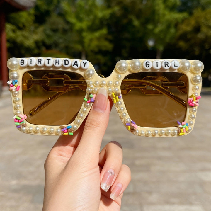 Playful Birthday-Themed Statement Sunglasses Kalsten