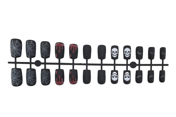 Halloween Artificial Nail Set with Creepy Designs Kalsten