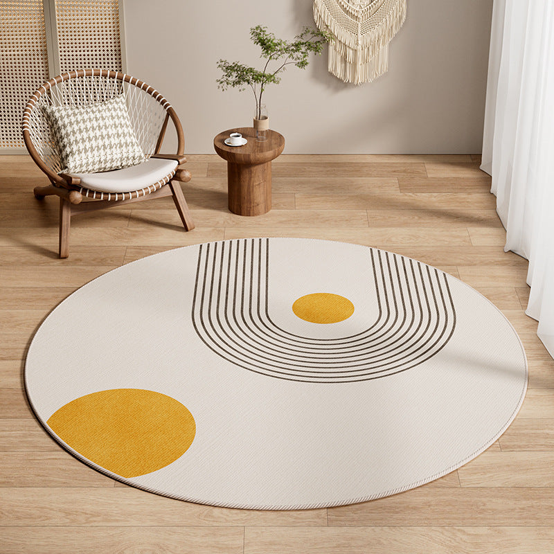 Round Bohemian Area Rug Kalsten