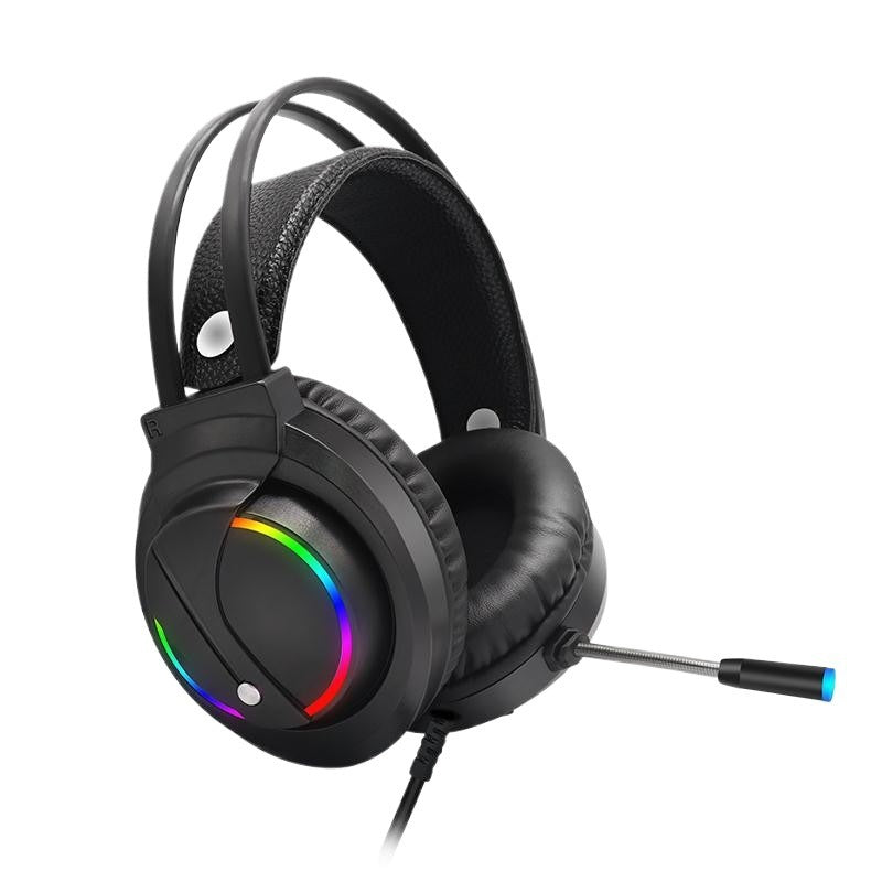 Men's Gaming Headset with RGB Lighting and Noise-Canceling Microphone Kalsten