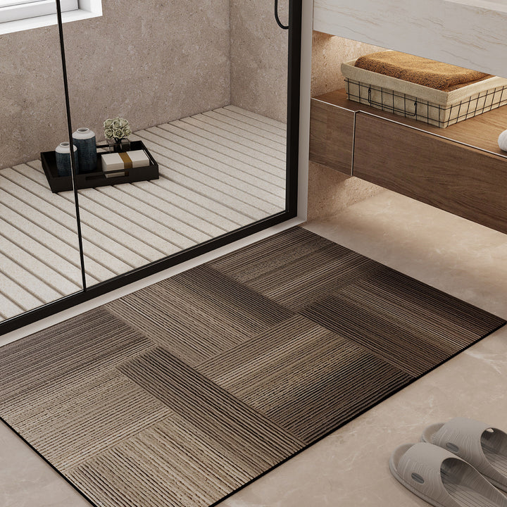 Geometric Pattern Bath Mat Kalsten