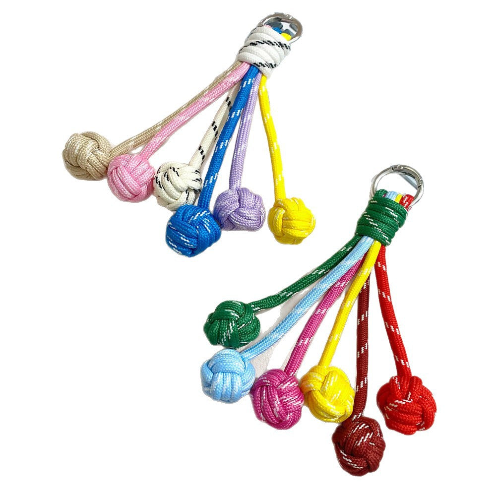 Colorful Knot Decor Keychain kalsten
