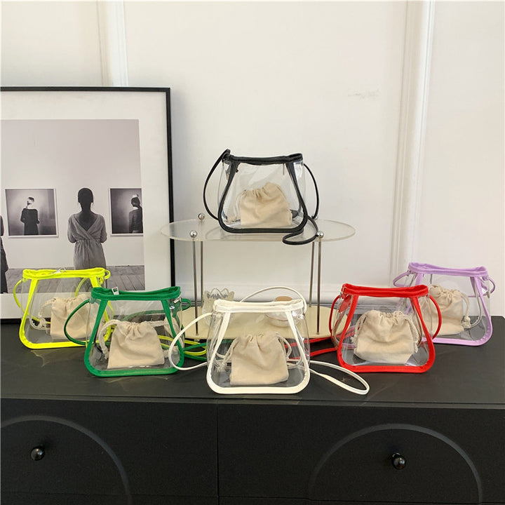 Transparent Mini Bucket Bag Kalsten